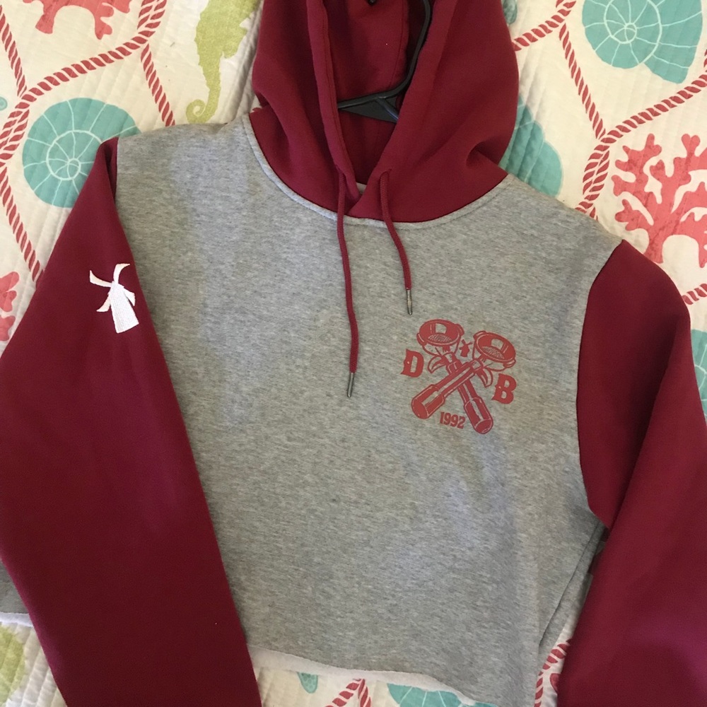 Self-cropped Dutch Bros Hoodie